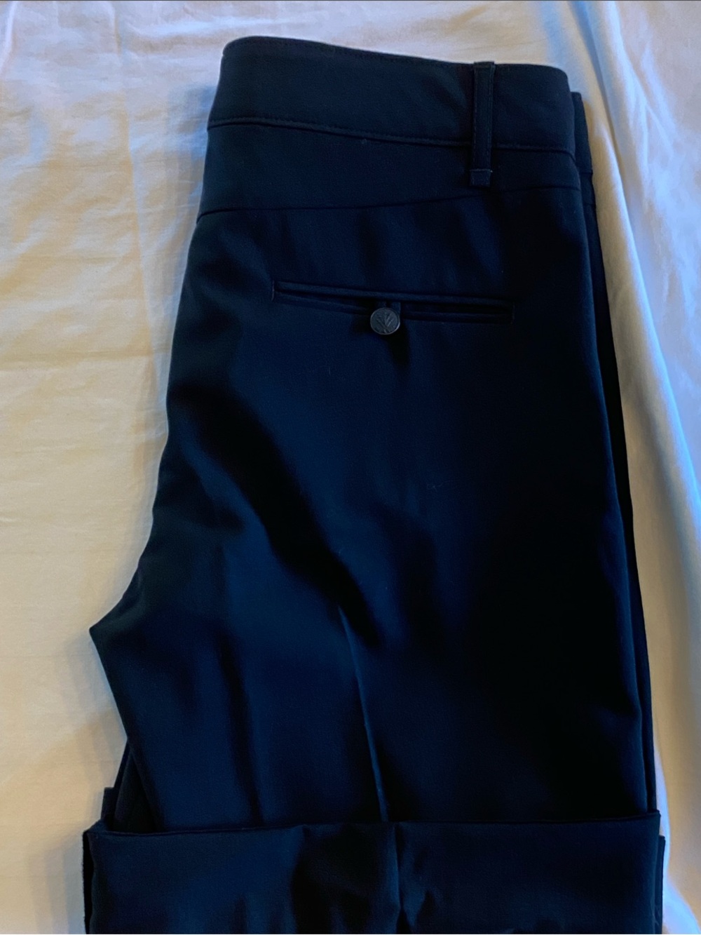 rag & bone Black Pleated Cuffed Women's Shorts - Picture 6 of 8